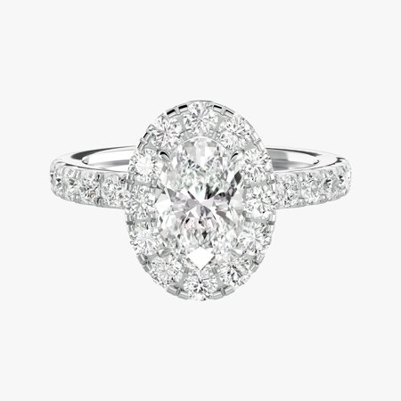 Fidelity Oval Diamond Wedding Ring (0.90 ct)